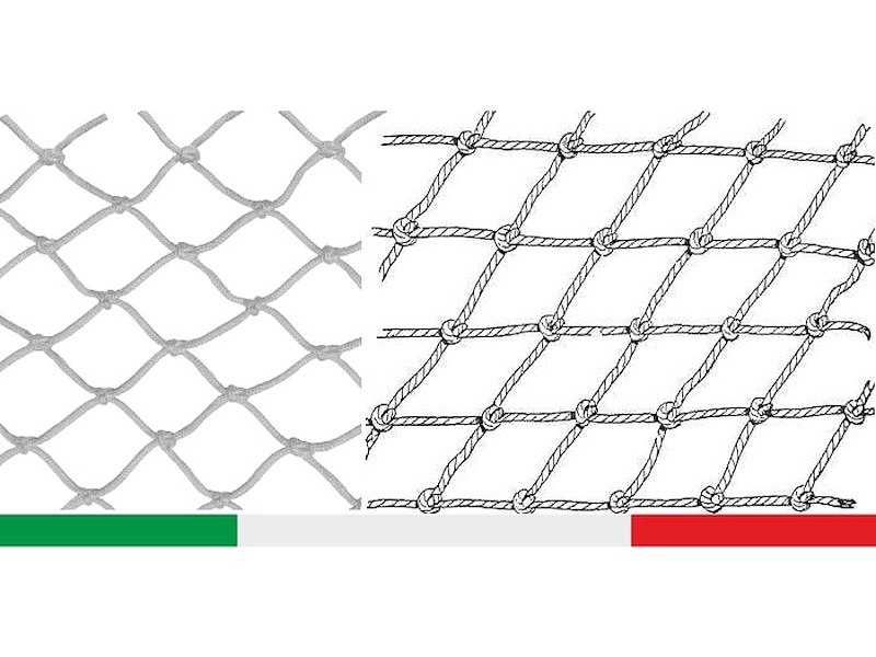 RETE PER BATTAGLIOLA CON NODO FATTA A MANO