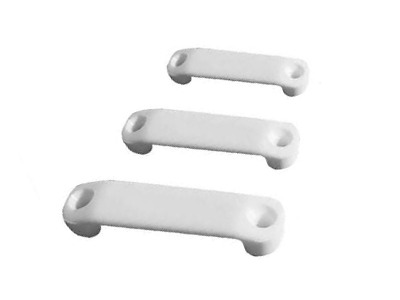 PONTICELLI PER CINGHIA IN NYLON BIANCO