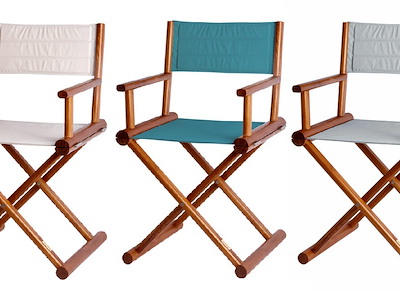 POLTRONA REGISTA PIEGHEVOLE IN TEAK
