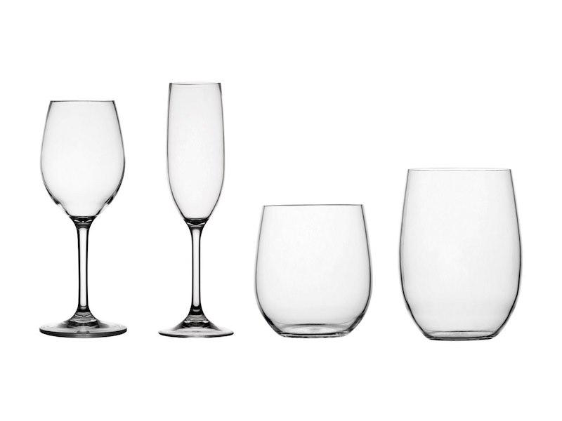 BICCHIERI TRASPARENTI TRITAN CLEAR