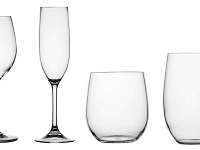 BICCHIERI TRASPARENTI TRITAN CLEAR