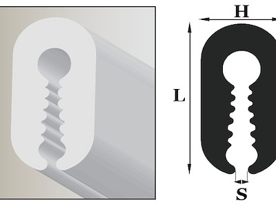 PROFILO DI BORDATURA IN PVC