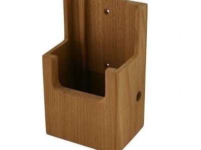 CONTENITORE IN TEAK PER VHF E GPS