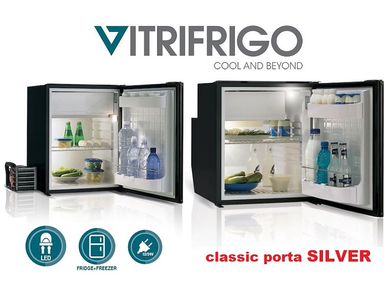 FRIGORIFERI VITRIFRIGO AIRLOCK CLASSIC SILVER