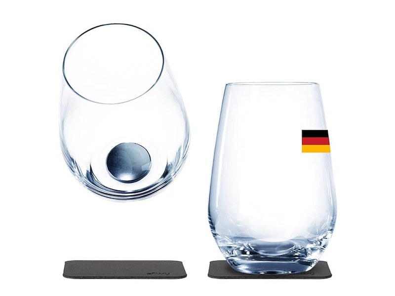 SET 2 CALICI LONGDRINK MAGNETICI IN CRISTALLO