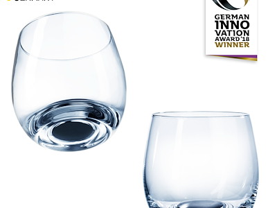 SET 2 CALICI WHISKY MAGNETICI IN CRISTALLO