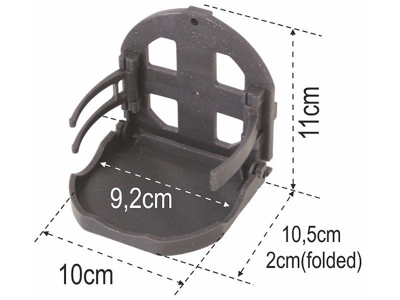 PORTABICCHIERI PIEGHEVOLE