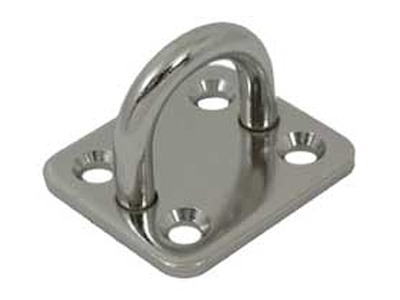 BASE QUATTRO FORI INOX