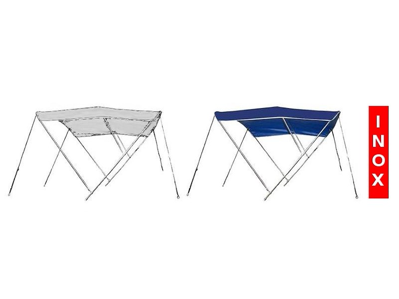 CAPOTTINA ROYAL 3 ARCHI INOX