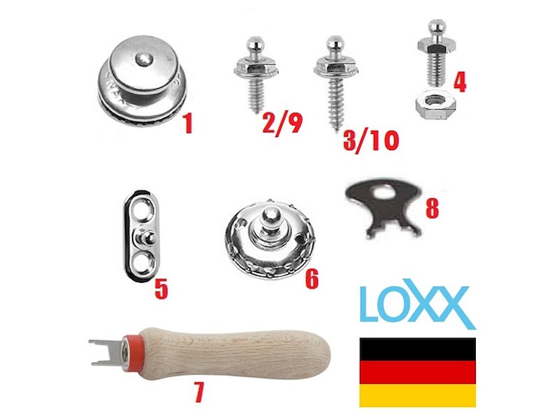 BOTTONI LOXX CROMATI