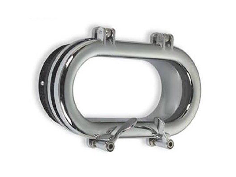 OBLO' OVALE IN OTTONE CROMATO