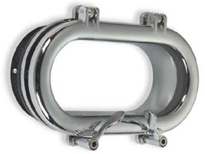OBLO' OVALE IN OTTONE CROMATO