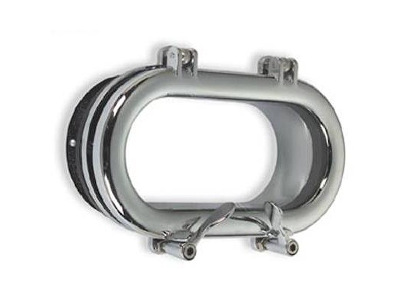 OBLO' OVALE IN OTTONE CROMATO