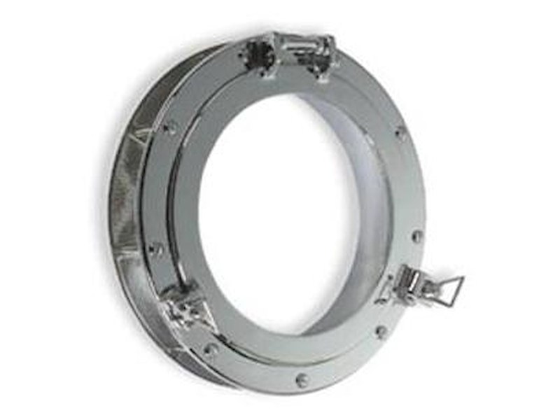 OBLO' TONDO IN OTTONE CROMATO