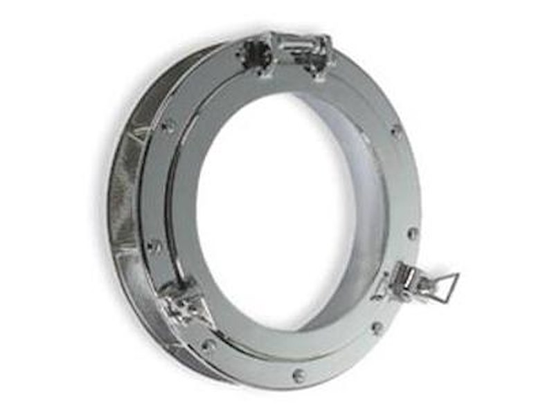 OBLO' TONDO IN OTTONE CROMATO