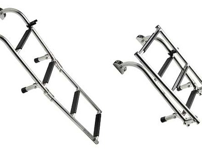 SCALETTA INOX A GRADINI OVALIZZATI