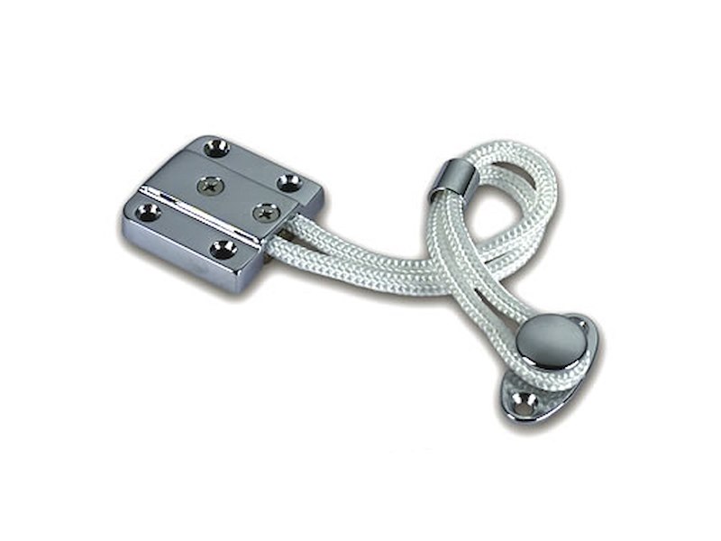 FERMASCHIENALE IN OTTONE CROMATO