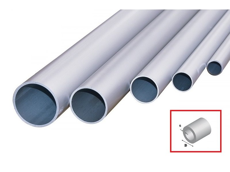 TUBO ALLUMINIO ANODIZZATO