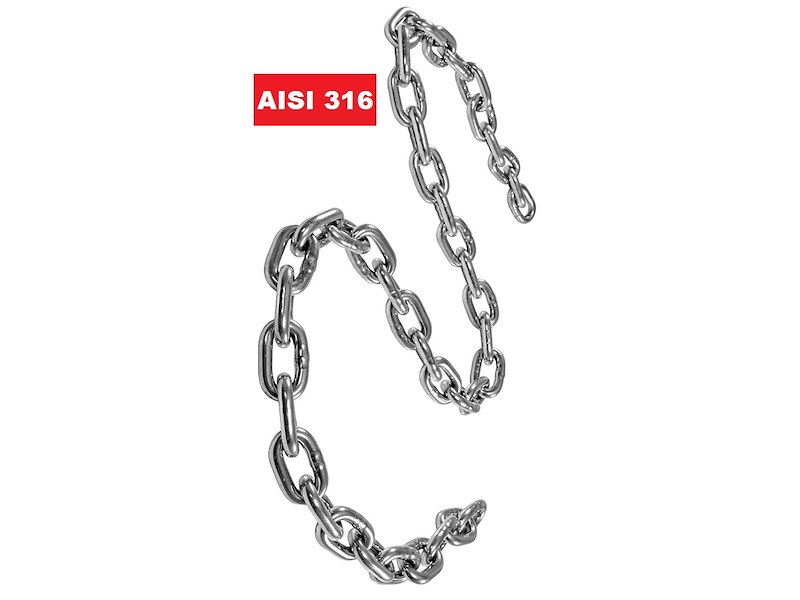 CATENA INOX GENOVESE AISI 316
