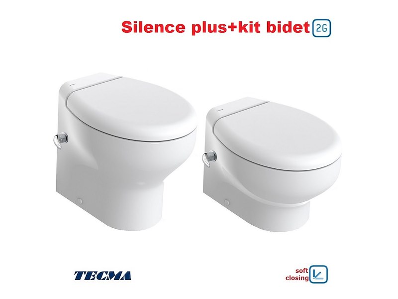 WC SILENCE PLUS 2G CON KIT BIDET
