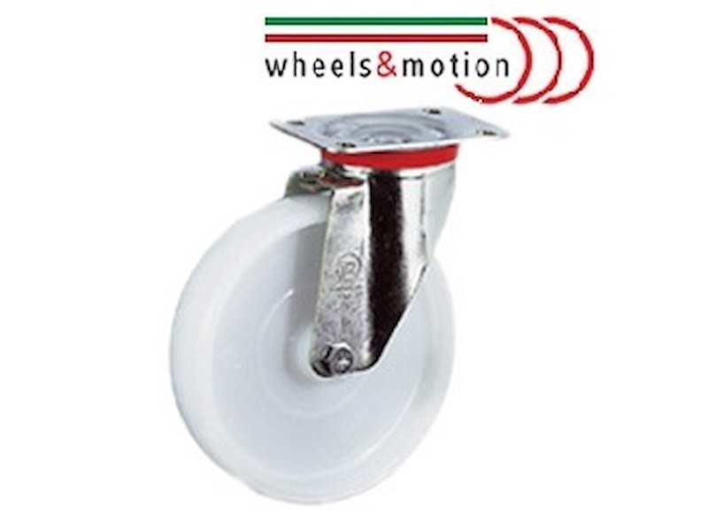 RUOTA GIREVOLE SERIE VELOX INOX