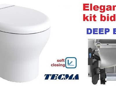 WC ELEGANCE DEEP BOWL CON KIT BIDET