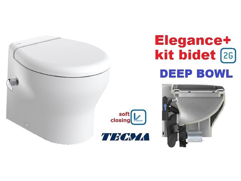WC ELEGANCE DEEP BOWL CON KIT BIDET