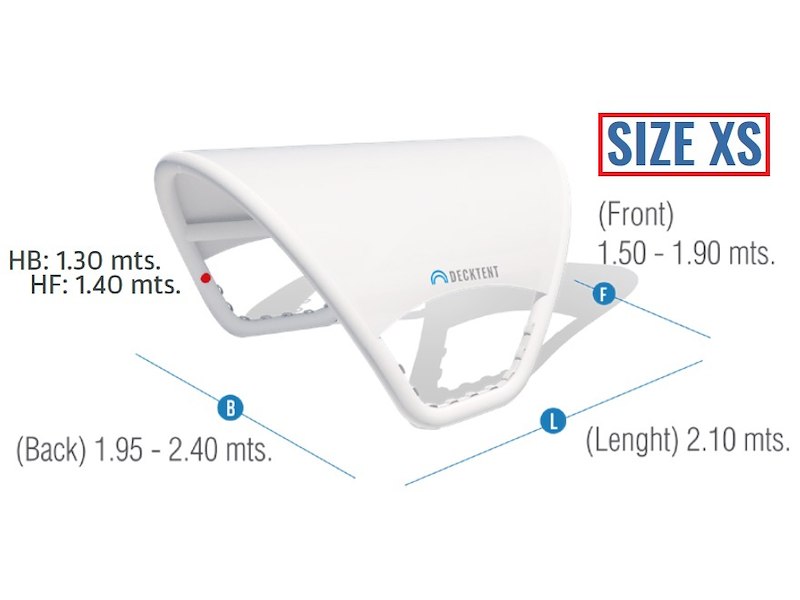 TENDALINO GONFIABILE DECKTENT XS