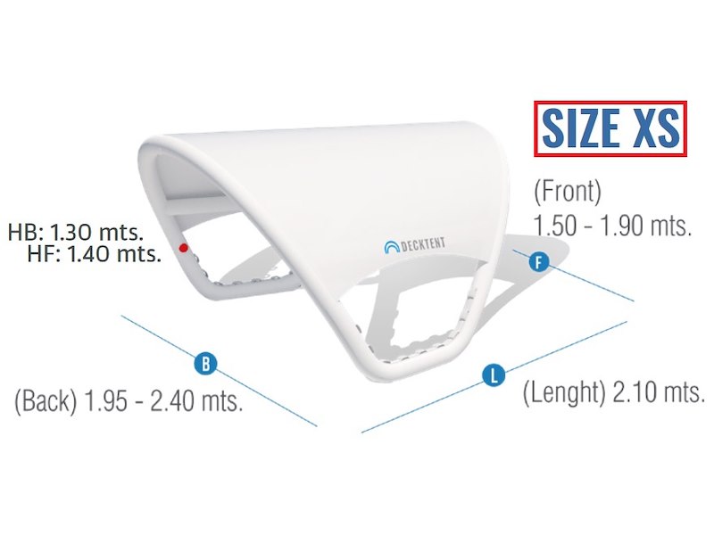 TENDALINO GONFIABILE DECKTENT XS