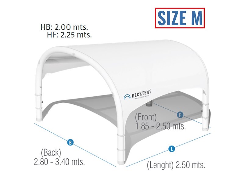 TENDALINO GONFIABILE DECKTENT M