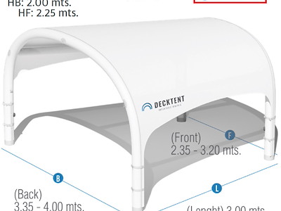 TENDALINO GONFIABILE DECKTENT L