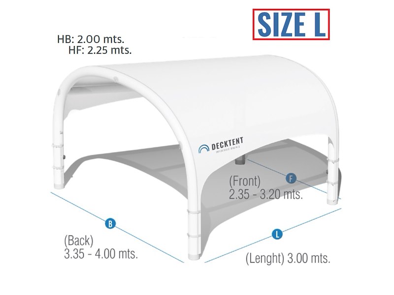 TENDALINO GONFIABILE DECKTENT L