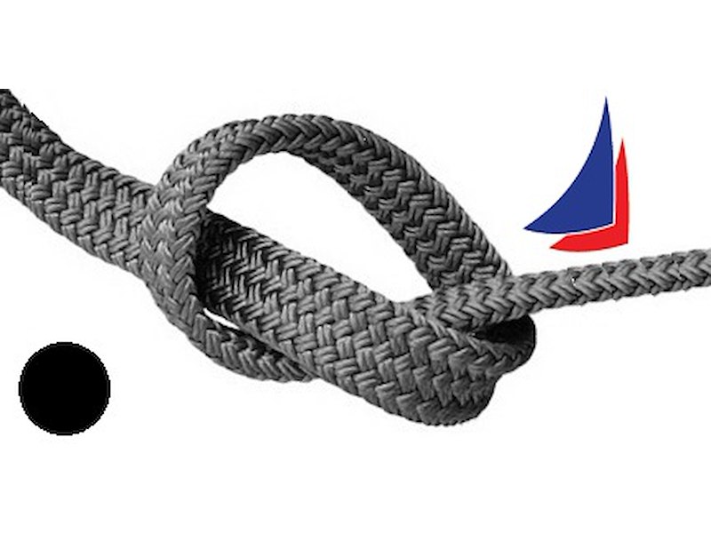 TRECCIA PIATTA PER PARABORDI NERA