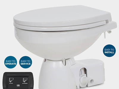 JABSCO TOILETTE QUIET FLUSH 2024 E2 ACQUA DI MARE