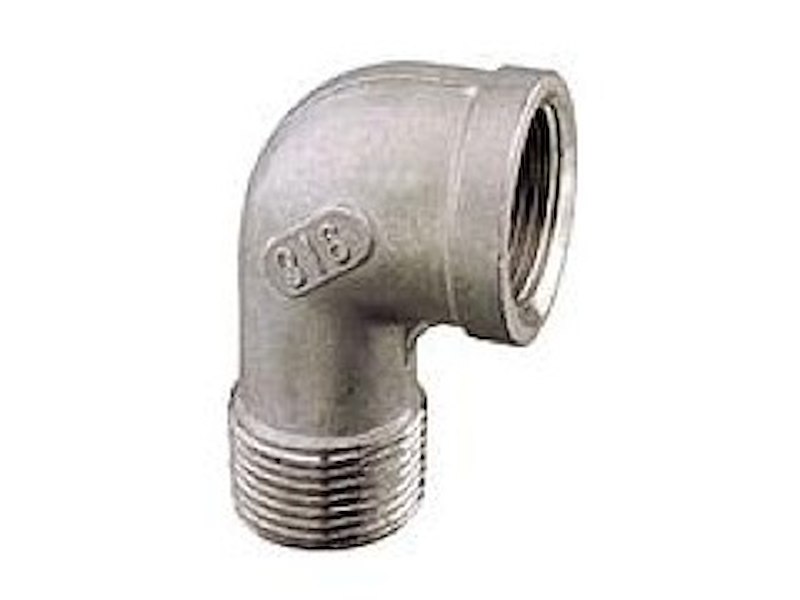 GOMITO 90° MF INOX