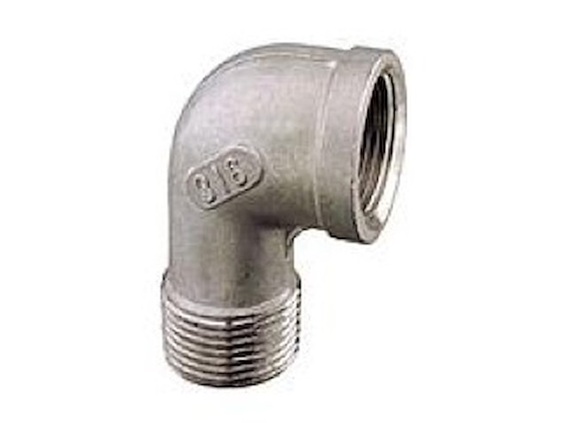 GOMITO 90° MF INOX