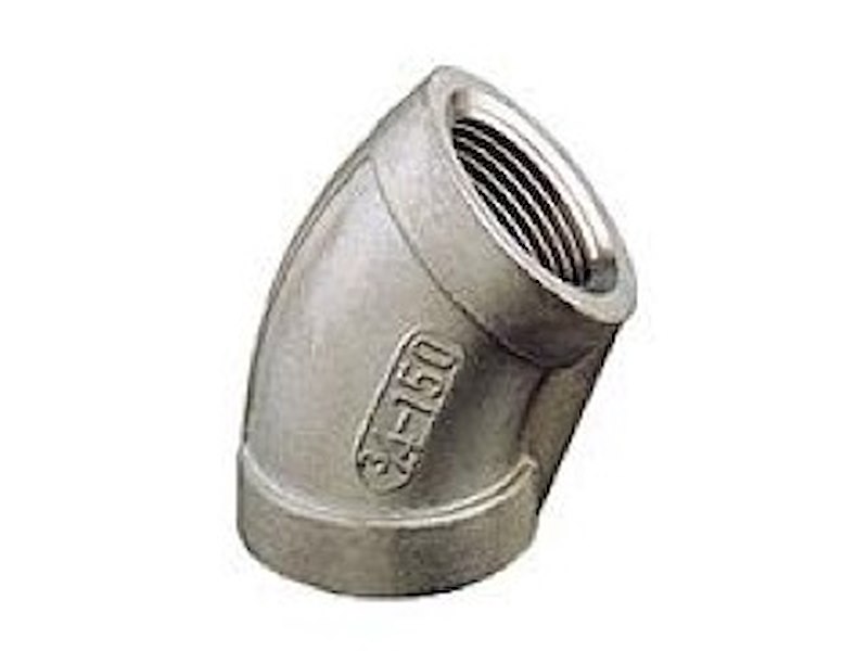 GOMITO 45° FF INOX