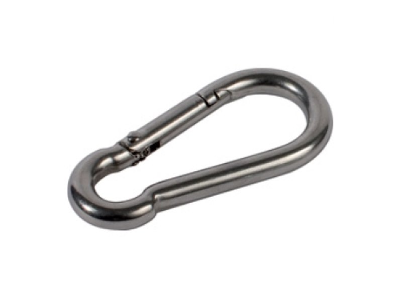 MOSCHETTONE INOX 316 LUCIDATO A SPECCHIO