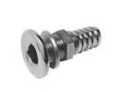 SCARICO A MARE INOX CON PORTAGOMMA