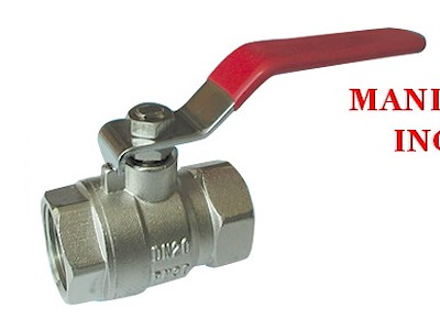 VALVOLA A SFERA FF LEVA INOX