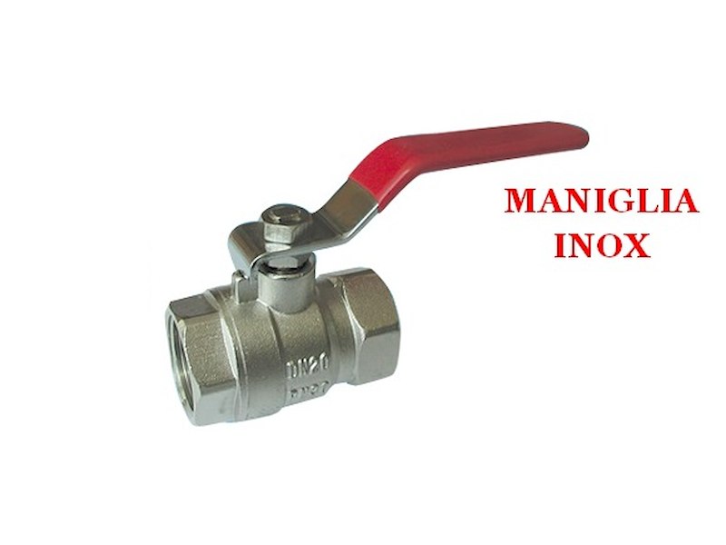 VALVOLA A SFERA FF LEVA INOX