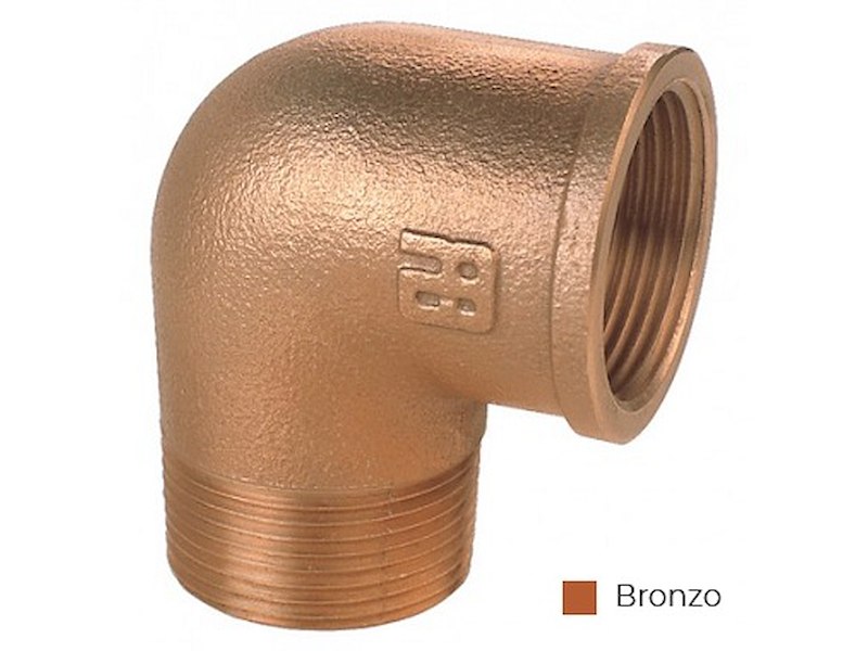 GOMITO 90° MF BRONZO