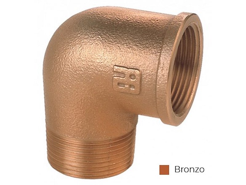 GOMITO 90° MF BRONZO