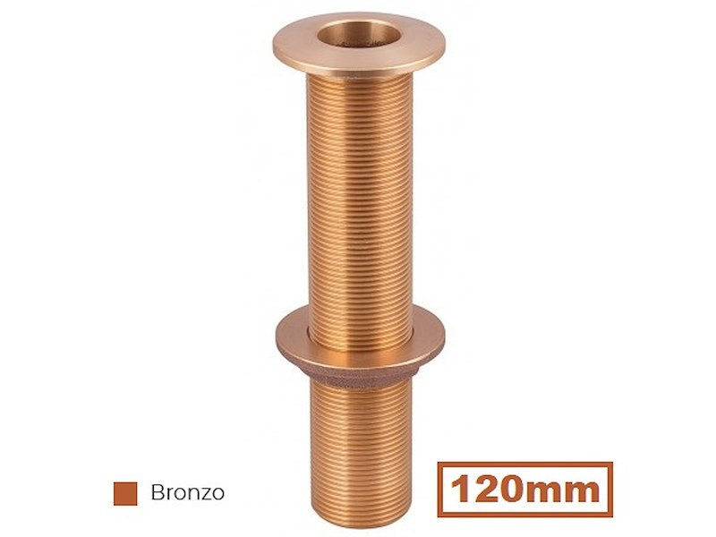 SCARICO A MARE LUNGO (120mm)BRONZO
