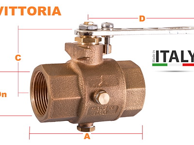 VALVOLA BRONZO DRENABILE  VITTORIA