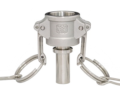 RACCORDO CAMLOCK FEMMINA CON PORTATUBO EC