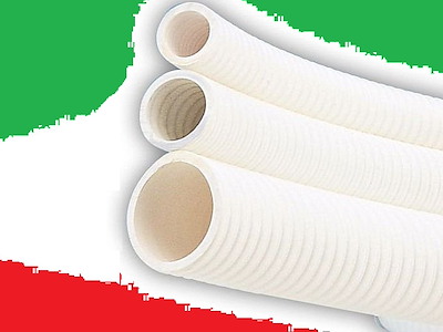 TUBO SPIRALATO STEELPOMP HT WHITE