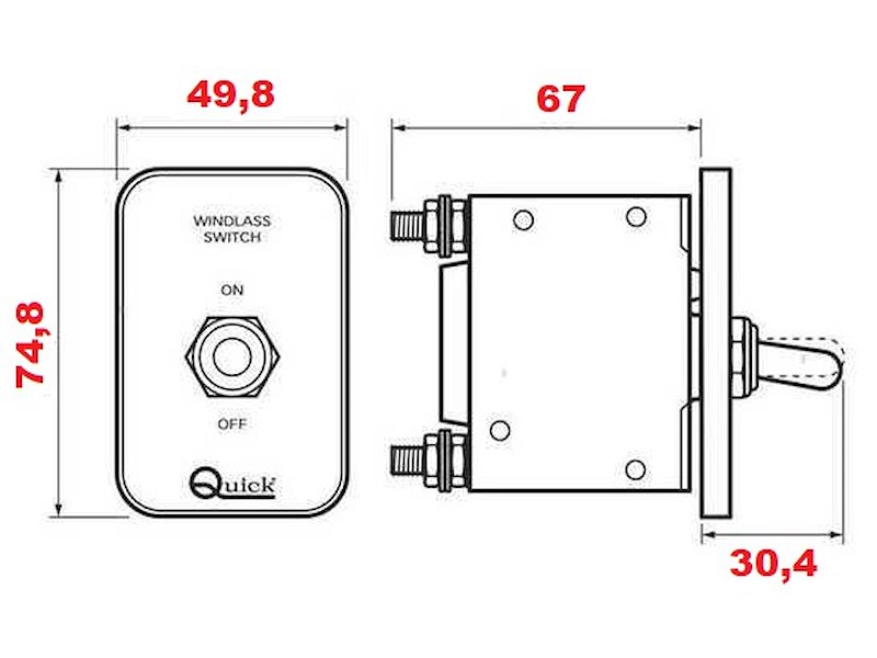 INTERRUTTORE MAGNETO IDRAULICO QUICK