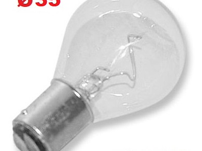 LAMPADINA BAY15D A BULBO TONDO STANDARD