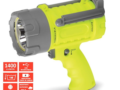 TORCIA LED IP67 EVOLUTION RICARICABILE